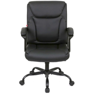 Крісло АКЛАС Лівар TILT 10002M Чорний (PU Black)