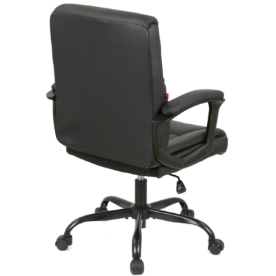 Крісло АКЛАС Лівар TILT 10002M Чорний (PU Black)