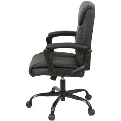 Крісло АКЛАС Лівар TILT 10002M Чорний (PU Black)