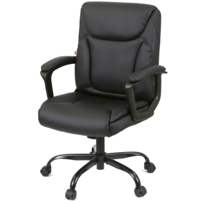 Крісло АКЛАС Лівар TILT 10002M Чорний (PU Black)
