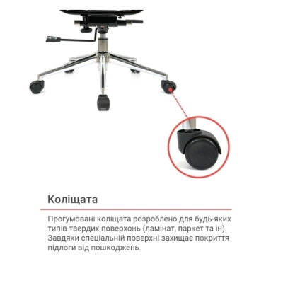 Кресло АКЛАС Кап soft PB D-TILT (OT-8002) (PU Black)