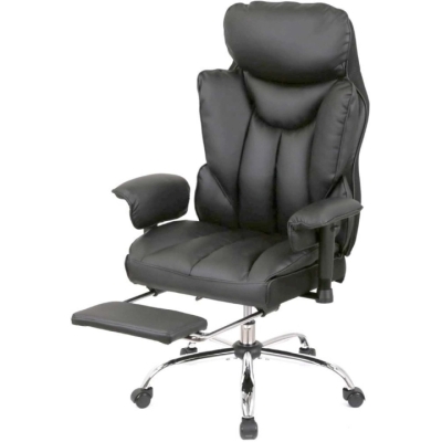 Кресло АКЛАС Бамбетель RL 10093H (PU Black)