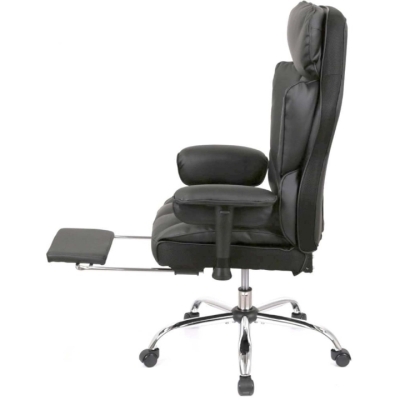 Кресло АКЛАС Бамбетель RL 10093H (PU Black)