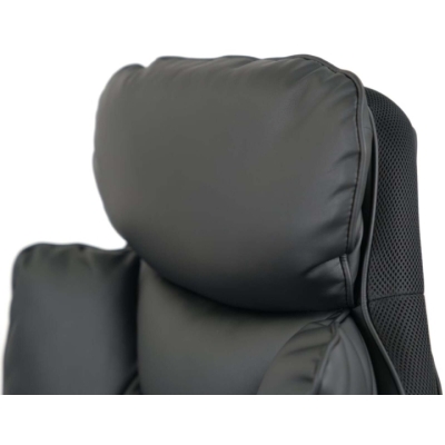 Крісло АКЛАС Бамбетель RL 10093H Чорний (PU Black)