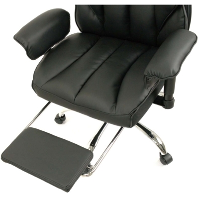 Крісло АКЛАС Бамбетель RL 10093H Чорний (PU Black)
