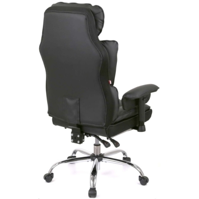 Крісло АКЛАС Бамбетель RL 10093H Чорний (PU Black)