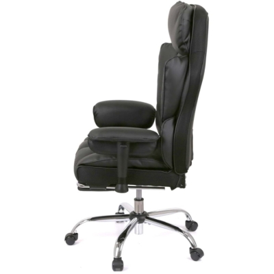 Крісло АКЛАС Бамбетель RL 10093H Чорний (PU Black)