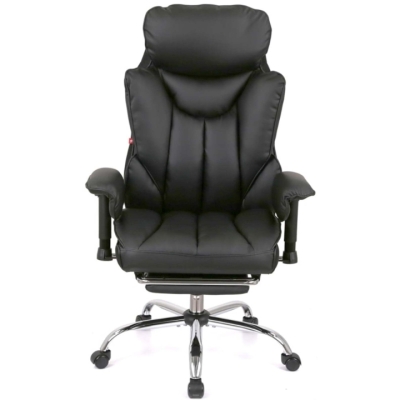 Крісло АКЛАС Бамбетель RL 10093H Чорний (PU Black)