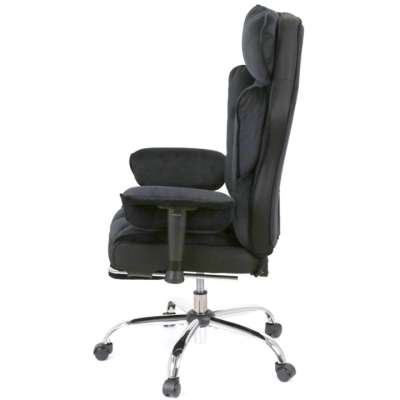 Кресло АКЛАС Бамбетель RL 10093H (Велюр Черный)