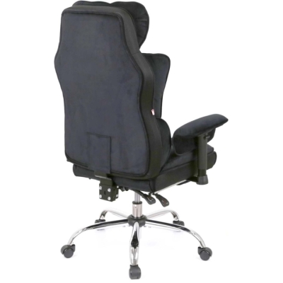 Кресло АКЛАС Бамбетель Tex RL 10093H (Велюр Черный)