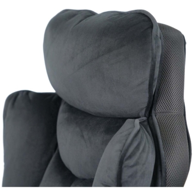 Кресло АКЛАС Бамбетель RL 10093H (Велюр Черный)