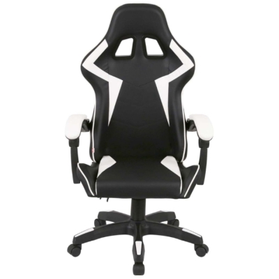 Кресло геймерское АКЛАС Бешкет ANF подростковое (PU Черный/белый)