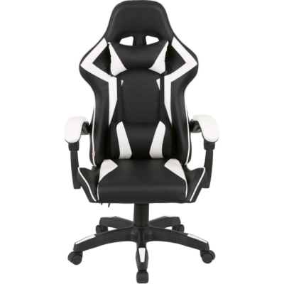 Кресло геймерское АКЛАС Бешкет ANF подростковое (PU Черный/белый)