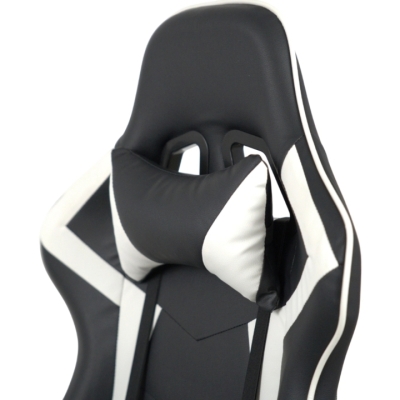 Кресло геймерское АКЛАС Бешкет ANF подростковое (PU Черный/белый)