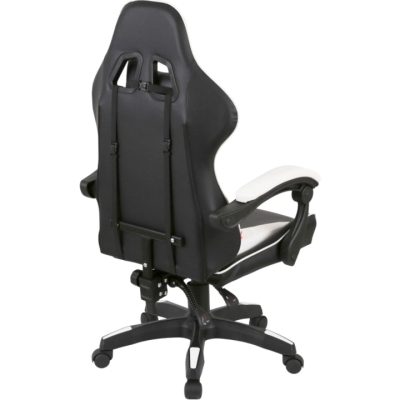 Кресло геймерское АКЛАС Бешкет ANF подростковое (PU Черный/белый)
