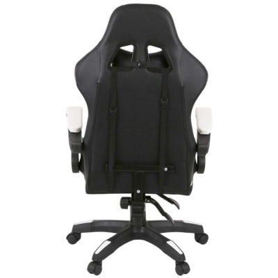 Кресло геймерское АКЛАС Бешкет ANF подростковое (PU Черный/белый)