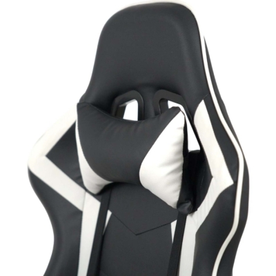 Кресло геймерское АКЛАС Бешкет ANF подростковое (PU Черный/белый)