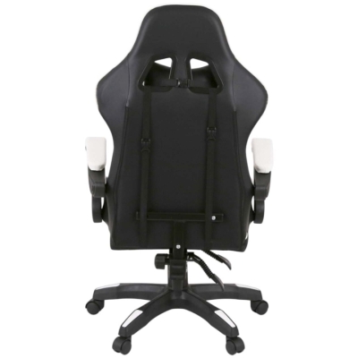 Кресло геймерское АКЛАС Бешкет ANF подростковое (PU Черный/белый)