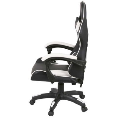 Кресло геймерское АКЛАС Бешкет ANF подростковое (PU Черный/белый)