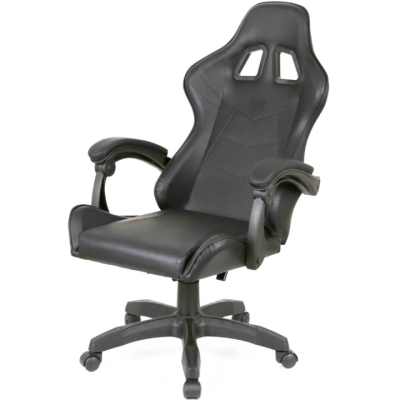 Кресло геймерское АКЛАС Бешкет ANF подростковое (PU Черный)