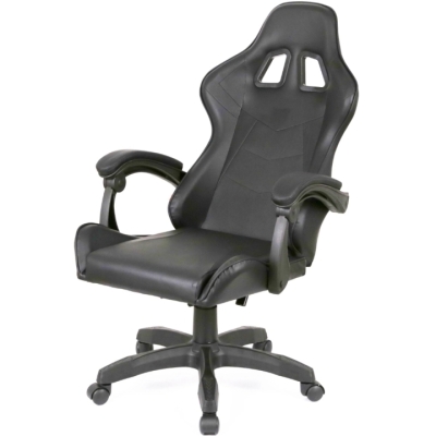 Кресло геймерское АКЛАС Бешкет ANF подростковое (PU Черный)