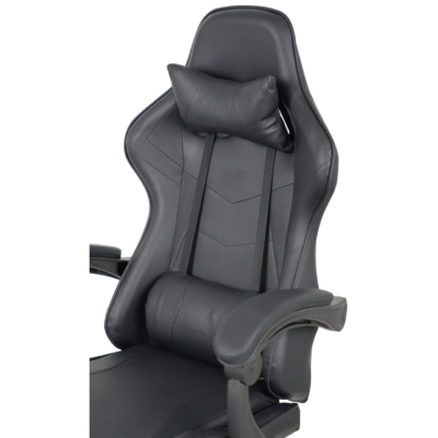 Кресло геймерское АКЛАС Бешкет ANF подростковое (PU Черный)