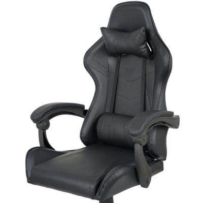 Кресло геймерское АКЛАС Бешкет ANF подростковое (PU Черный)