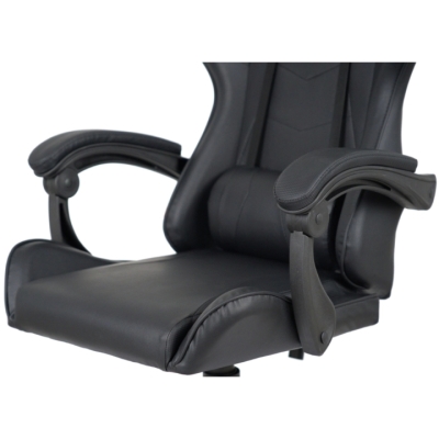Кресло геймерское АКЛАС Бешкет ANF подростковое (PU Черный)