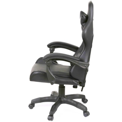 Кресло геймерское АКЛАС Бешкет ANF подростковое (PU Черный)