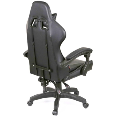 Кресло геймерское АКЛАС Бешкет ANF подростковое (PU Черный)
