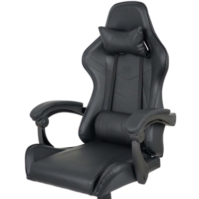Кресло геймерское АКЛАС Бешкет ANF подростковое (PU Черный)