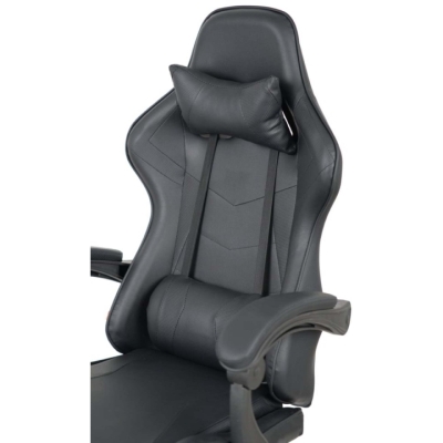 Кресло геймерское АКЛАС Бешкет ANF подростковое (PU Черный)