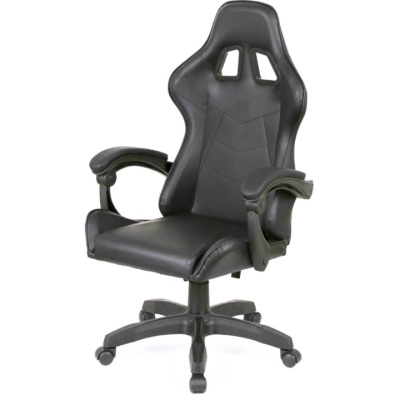 Кресло геймерское АКЛАС Бешкет ANF подростковое (PU Черный)