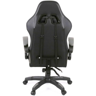 Кресло геймерское АКЛАС Бешкет ANF подростковое (PU Черный/серый)