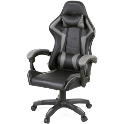 Кресло геймерское АКЛАС Бешкет ANF подростковое (PU Черный/серый)