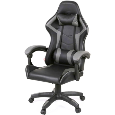 Кресло геймерское АКЛАС Бешкет ANF подростковое (PU Черный/серый)