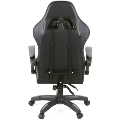 Кресло геймерское АКЛАС Бешкет ANF подростковое (PU Черный/серый)