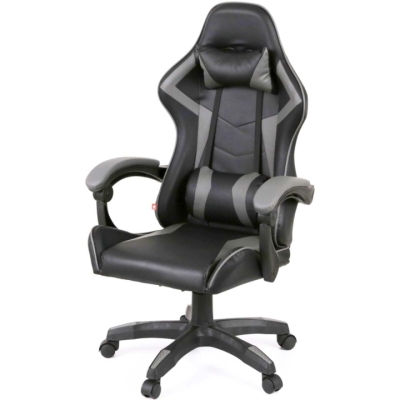 Кресло геймерское АКЛАС Бешкет ANF подростковое (PU Черный/серый)