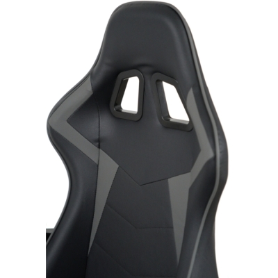 Кресло геймерское АКЛАС Бешкет ANF подростковое (PU Черный/серый)