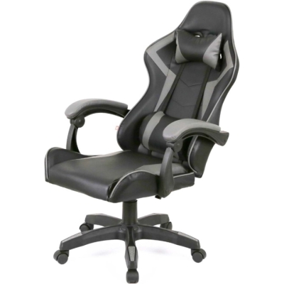 Кресло геймерское АКЛАС Бешкет ANF подростковое (PU Черный/серый)
