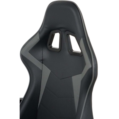 Кресло геймерское АКЛАС Бешкет ANF подростковое (PU Черный/серый)