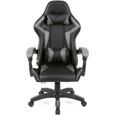 Кресло геймерское АКЛАС Бешкет ANF подростковое (PU Черный/серый)