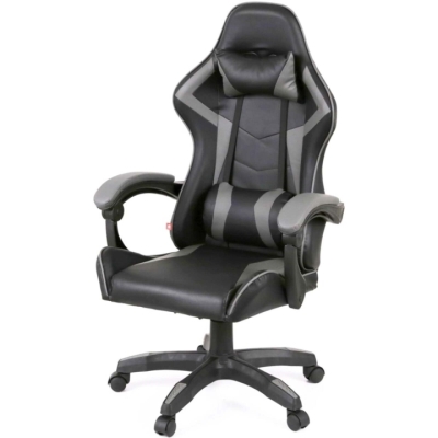 Кресло геймерское АКЛАС Бешкет ANF подростковое (PU Черный/серый)