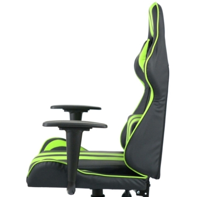 Кресло геймерское АКЛАС Стрик Light ANF (PU Черный/салатовый)
