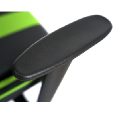 Кресло геймерское АКЛАС Стрик Light ANF (PU Черный/салатовый)