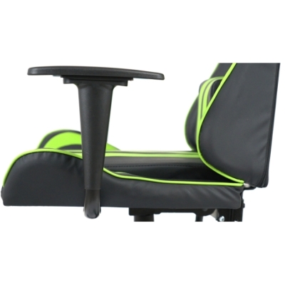 Кресло геймерское АКЛАС Стрик Light ANF (PU Черный/салатовый)