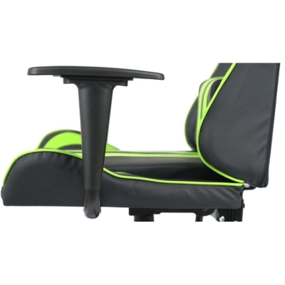 Кресло геймерское АКЛАС Стрик Light ANF (PU Черный/салатовый)