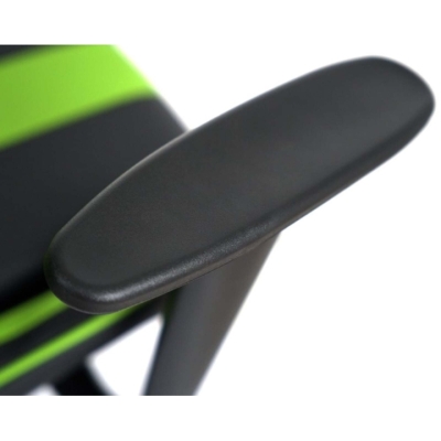 Кресло геймерское АКЛАС Стрик Light ANF (PU Черный/салатовый)