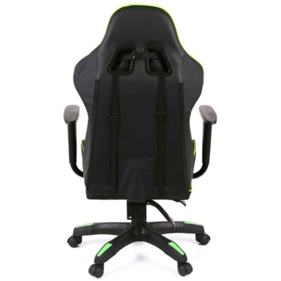 Кресло геймерское АКЛАС Стрик Light ANF (PU Черный/салатовый)