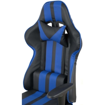 Кресло геймерское АКЛАС Стрик Light ANF (PU Черный/cиний)